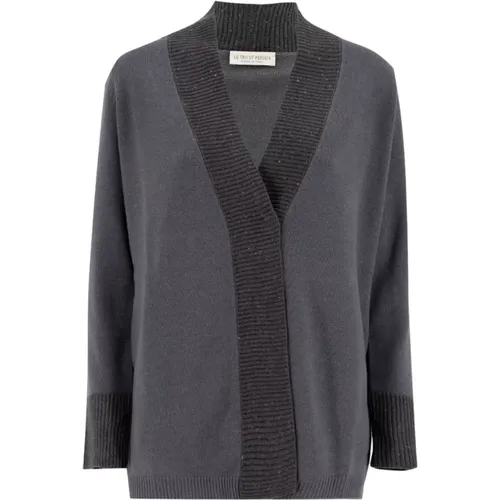 Cardigan , female, Sizes: M, S, XS - Le Tricot Perugia - Modalova