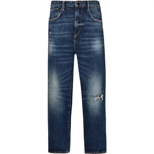 Destroyed Boyfriend Cropped Jeans , female, Sizes: W28, W26, W29, W27, W30, W25, W24 - Liu Jo - Modalova