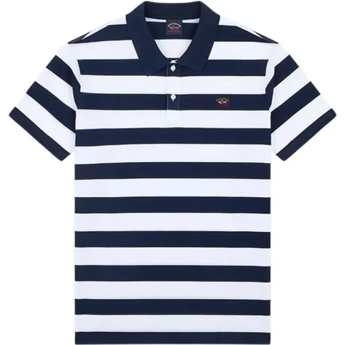 Cotton Pique Polo , male, Sizes: L - PAUL & SHARK - Modalova