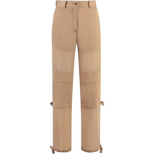 Satin trousers , female, Sizes: 2XS - pinko - Modalova