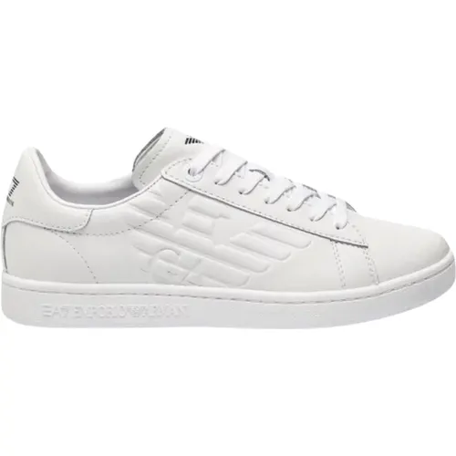 Herren Logo Geprägte Sneakers , Herren, Größe: 39 EU - Emporio Armani EA7 - Modalova