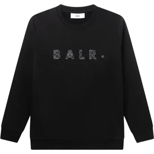 Regulärer Crew Neck Jet Sweatshirt , Herren, Größe: L - BALR. - Modalova