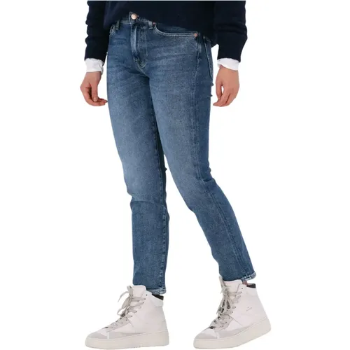 Straight Leg Jeans Roxanne Anke , Damen, Größe: W29 - 7 For All Mankind - Modalova