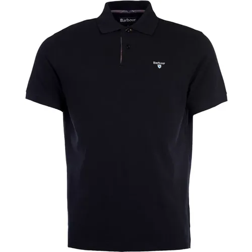 Tartan Pique Polo Shirt, Modern , male, Sizes: L, M, S - Barbour - Modalova