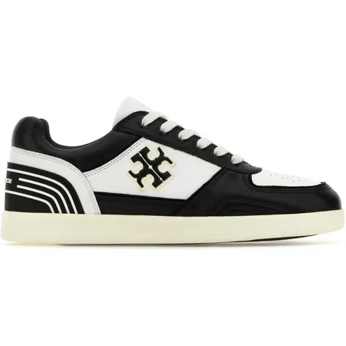 Leder Clover Court Sneakers , Damen, Größe: 36 EU - TORY BURCH - Modalova