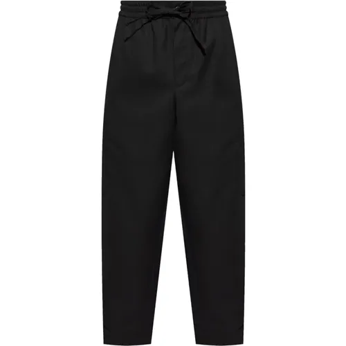 Schwarze Canvas Logo Patch Hose , Herren, Größe: M - Kenzo - Modalova