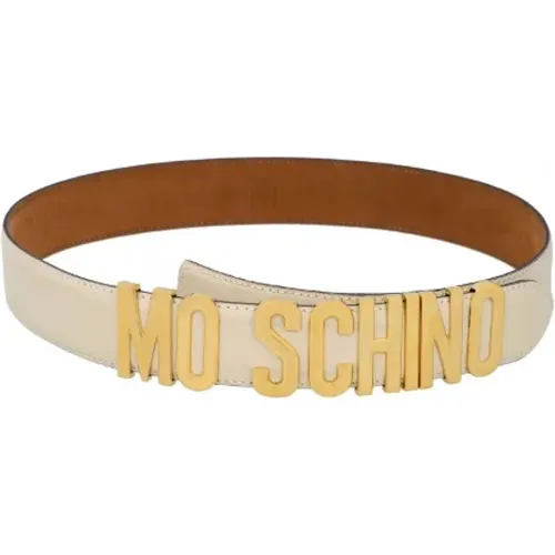 Pre-owned Leder grtel - Moschino Pre-Owned - Modalova