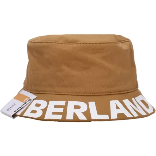 Brim Bucket Hat with Wheat Logo , male, Sizes: S/M - Timberland - Modalova