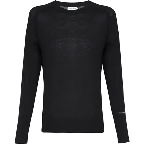Extra Fine Merino Wool Womens Sweater , female, Sizes: M, XS, S - Calvin Klein - Modalova