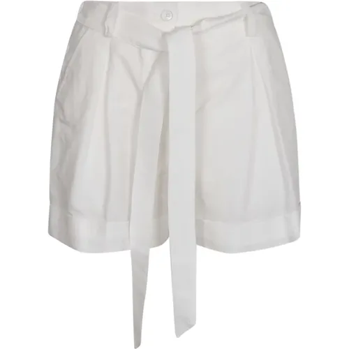 Brillante Shorts with Textured Finish , female, Sizes: S, 2XS, L, M - pinko - Modalova