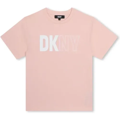 Stilvolles Rosa Tee Shirt,Tiglio Tee - DKNY - Modalova