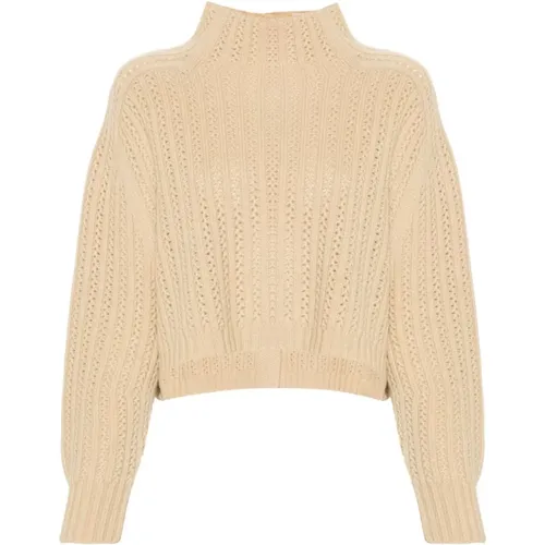 Wool-Cashmere Sweater Tricot Knit , female, Sizes: L, M, XS, S - Max Mara - Modalova