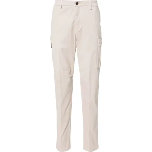 Cargo Silk Pants , male, Sizes: W33 - Eleventy - Modalova