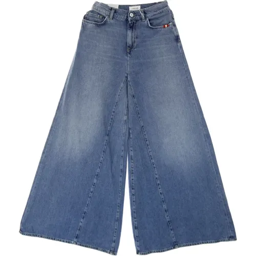 Wide Jeans , Damen, Größe: W29 - Amish - Modalova