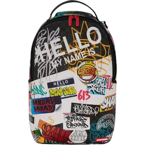 Hello World Backpack , unisex, Sizes: ONE SIZE - Sprayground - Modalova