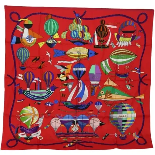 Pre-owned Silk scarves , female, Sizes: ONE SIZE - Hermès Vintage - Modalova