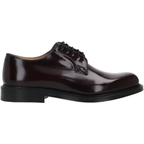 Brushed Leather Derby Shoes , male, Sizes: 7 UK, 8 UK - Church's - Modalova