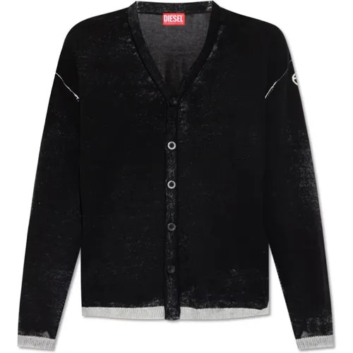 ‘K-Larence-Cardigan’ Strickjacke , Herren, Größe: L - Diesel - Modalova