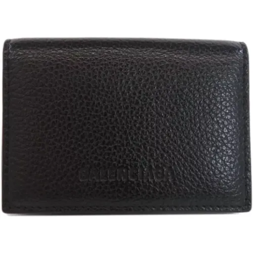 Pre-owned Leather wallets , female, Sizes: ONE SIZE - Balenciaga Vintage - Modalova