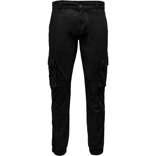 Lange Hose , Herren, Größe: W28 L32 - Only & Sons - Modalova