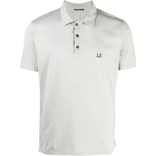Polo-Shirt mit Logo-Print , Herren, Größe: 3XL - C.P. Company - Modalova