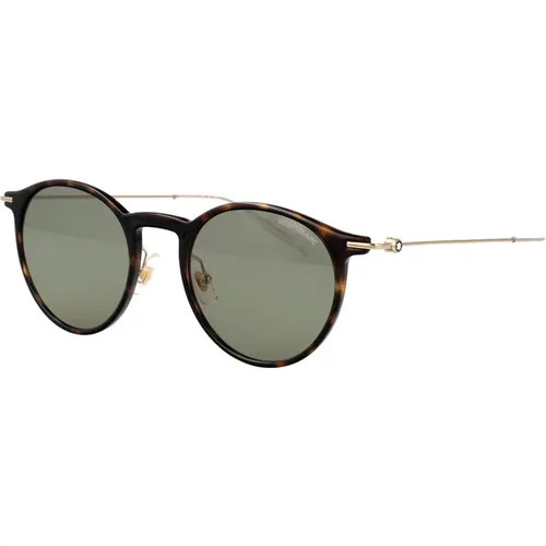 Stylish Sunglasses Mb0097S , male, Sizes: 50 MM - Montblanc - Modalova