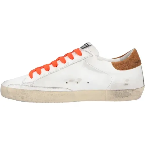 Leather sneakers , male, Sizes: 7 UK - Golden Goose - Modalova