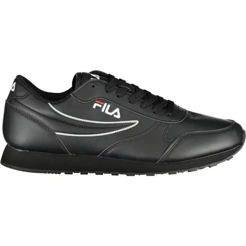 Classic Lace-Up Sports Shoes with Contrasting Details , male, Sizes: 6 UK, 9 UK, 10 UK, 7 UK, 11 UK, 8 UK - Fila - Modalova