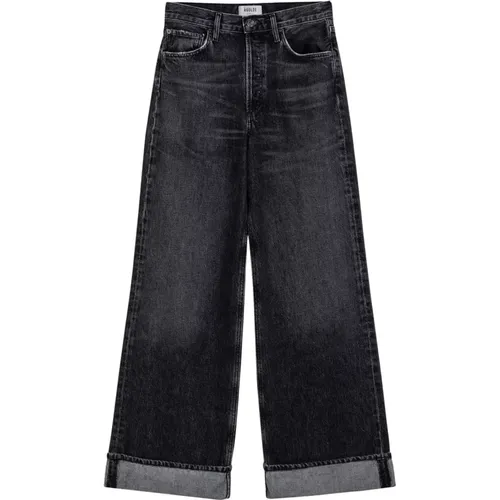 Palazzo Style Denim Jeans , Damen, Größe: W25 - Agolde - Modalova