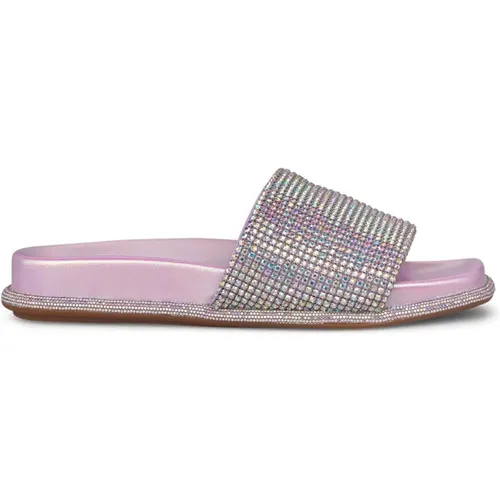 Crystal Strap Sandal , female, Sizes: 4 UK, 8 UK, 3 UK, 5 UK, 6 UK, 7 UK - Alma en Pena - Modalova