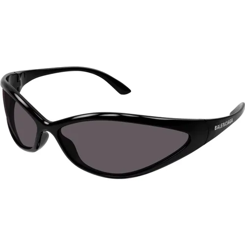 Schwarze Sonnenbrille,Stylische Sonnenbrille Bb0285S - Balenciaga - Modalova