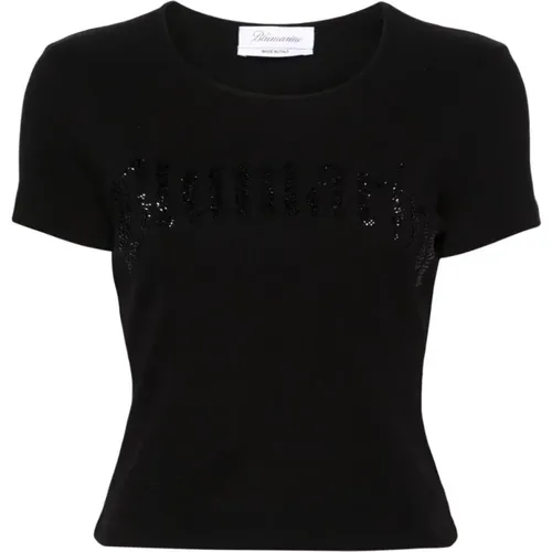 Cropped T-Shirt N0990 , Damen, Größe: L - Blumarine - Modalova
