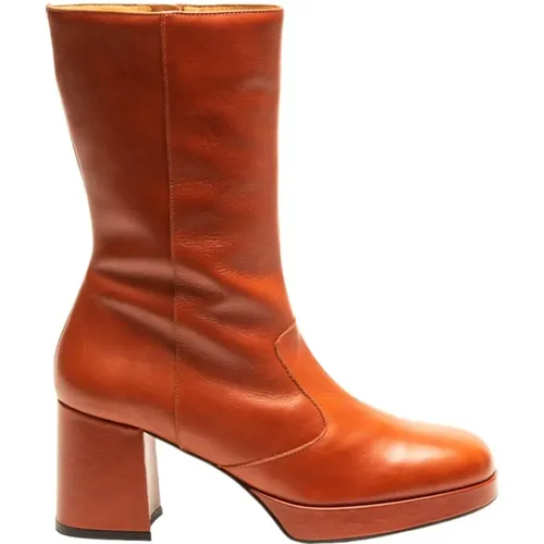 Heeled Boots , female, Sizes: 3 UK, 4 2/3 UK - Angel Alarcon - Modalova