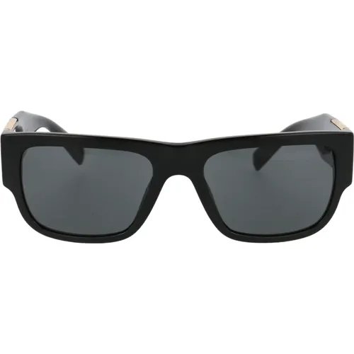 Stylish Sunglasses with Model 0Ve4406 , male, Sizes: 56 MM - Versace - Modalova