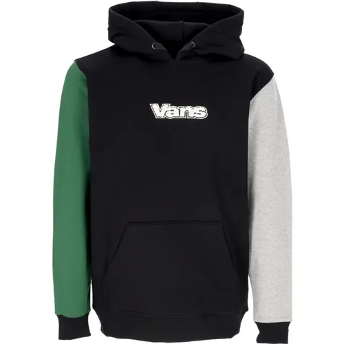 Colorblock Hoodie Schwarz/eden , Herren, Größe: L - Vans - Modalova