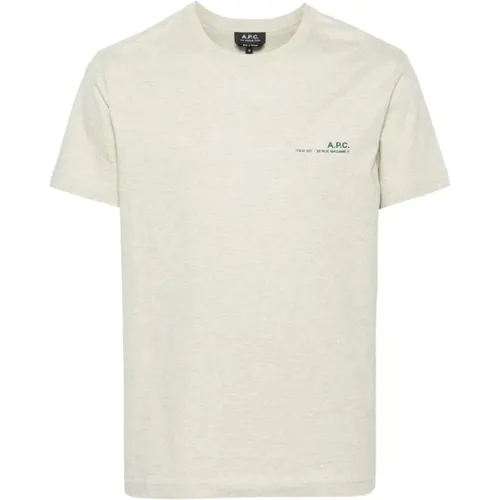 Cotton T-shirt , male, Sizes: L, XL - A.p.c. - Modalova