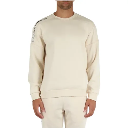 Baumwolle Logo Sweatshirt - Emporio Armani EA7 - Modalova