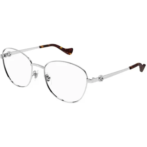 Silver Frame Sunglasses Gg1601O 003 , unisex, Sizes: 54 MM - Gucci - Modalova