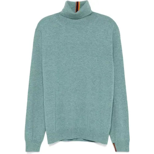 Kaschmir Strick Rollkragen Pullover , Herren, Größe: XL - Paul Smith - Modalova