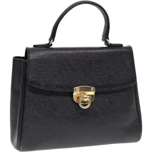 Pre-owned Leather handbags , female, Sizes: ONE SIZE - Versace Pre-owned - Modalova