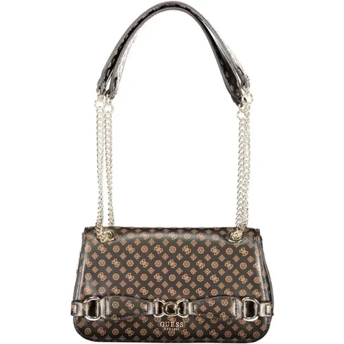 Chic Logo Handbag with Chain Straps , female, Sizes: ONE SIZE - Guess - Modalova