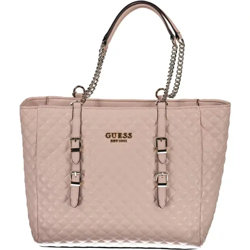 Elegant Chain-Handle Shoulder Bag , Damen, Größe: ONE Size - Guess - Modalova