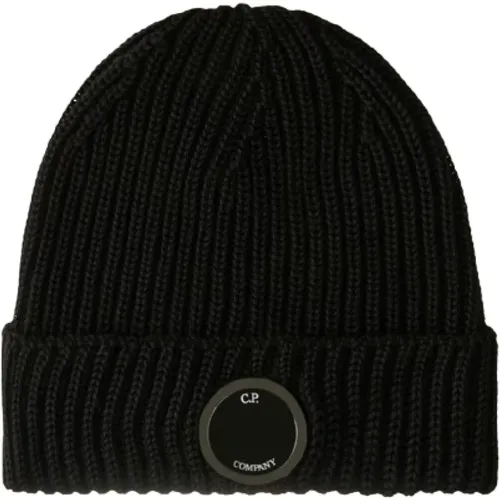 Fine Merino Wool Lens Beanie , female, Sizes: ONE SIZE - C.P. Company - Modalova