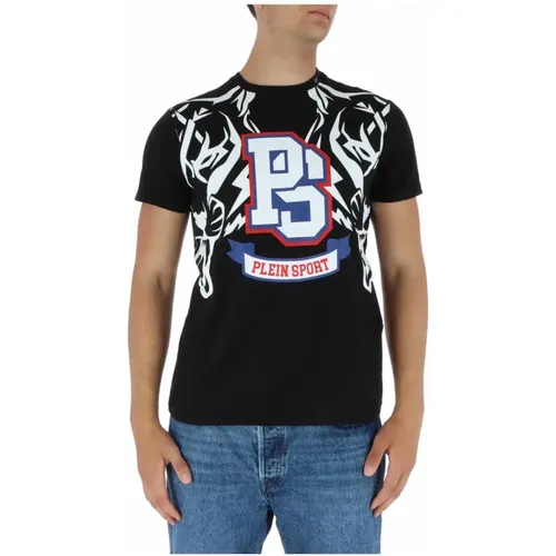 Print T-Shirt , male, Sizes: S, M, L, XL - Plein Sport - Modalova
