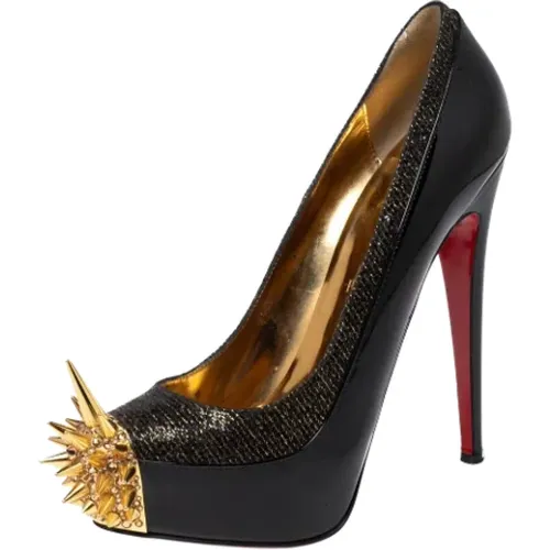 Pre-owned Leather heels , female, Sizes: 6 1/2 UK - Christian Louboutin Pre-owned - Modalova