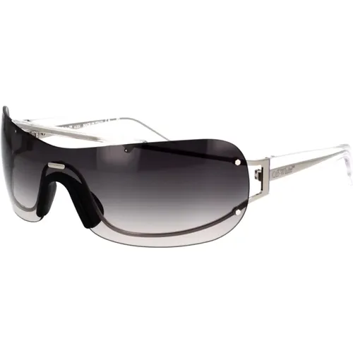Big Wharf Sunglasses with Unique Style , unisex, Sizes: ONE SIZE - Off White - Modalova
