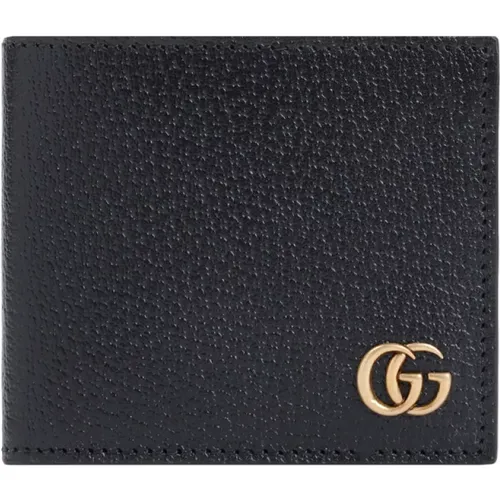 Leather Wallet with GG Logo , male, Sizes: ONE SIZE - Gucci - Modalova