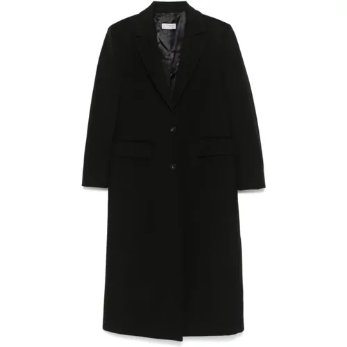 Wool Coat Peak Lapels , female, Sizes: M, L, XS, S - Alberto Biani - Modalova