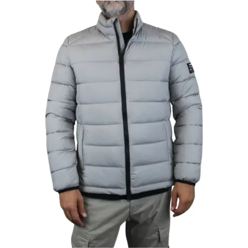 Quilted Grey Jacket , male, Sizes: M - Ecoalf - Modalova