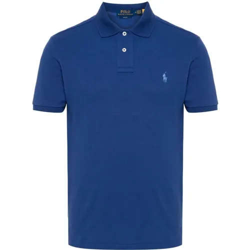 Blaue Polo T-Shirts und Polos , Herren, Größe: L - Ralph Lauren - Modalova